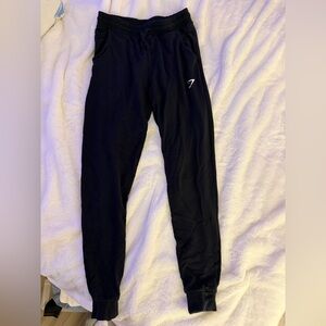 Black Gymshark joggers